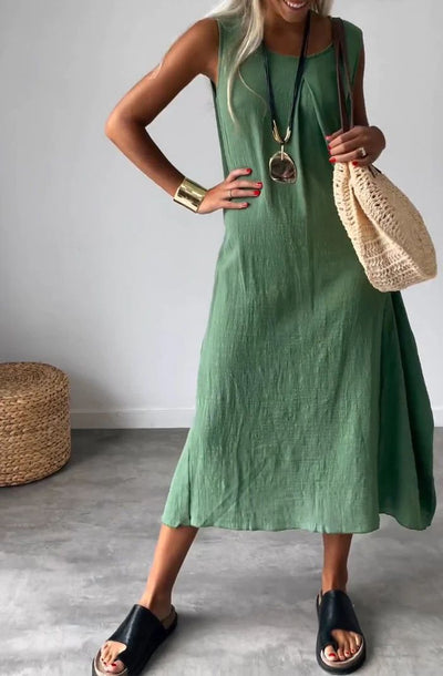Savanna | Fashion Sleeveless Pocket Dress