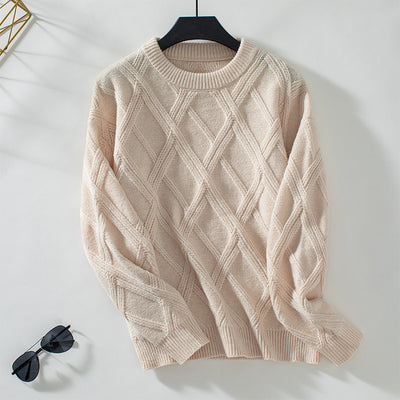 Sophia - Solid Colour Casual Sweater