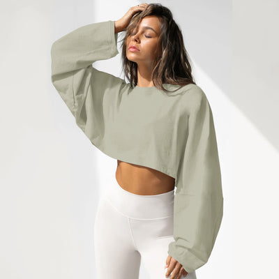 Aliana | Chic Cropped Sweatshirt