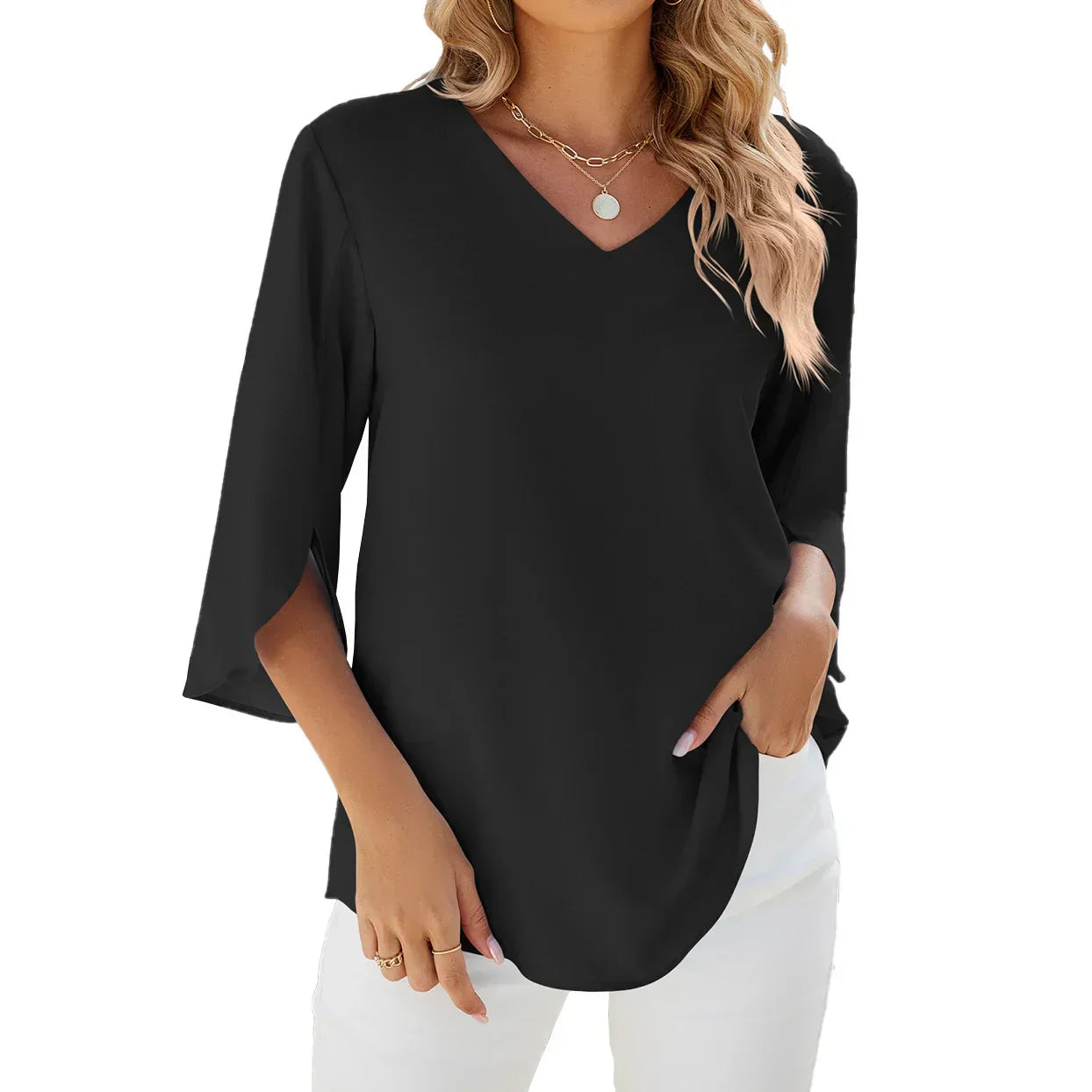 Helen | V-Neck Blouse