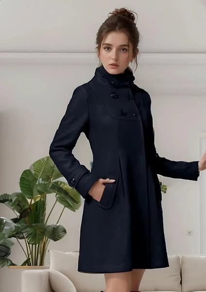 Alice | Elegant Woolen Coat