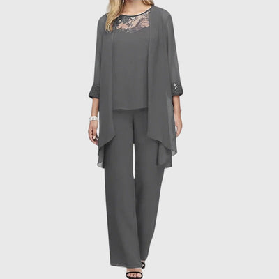Fadia - Elegant Three-piece Formal Ladies Set